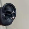 1Pc Star Surround Planet Spiral Ear Bone Nail For Women   Silver Color Earrings Accessories