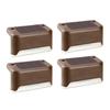 4 Pack LED Solar Deck Lights Waterproof for Garden Pathway Yard Patio