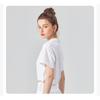 Yoga Fitness Short-sleeved T-shirt Women's Casual Sports High Neck Fitness Clothing Sunscreen Quick-drying Tops