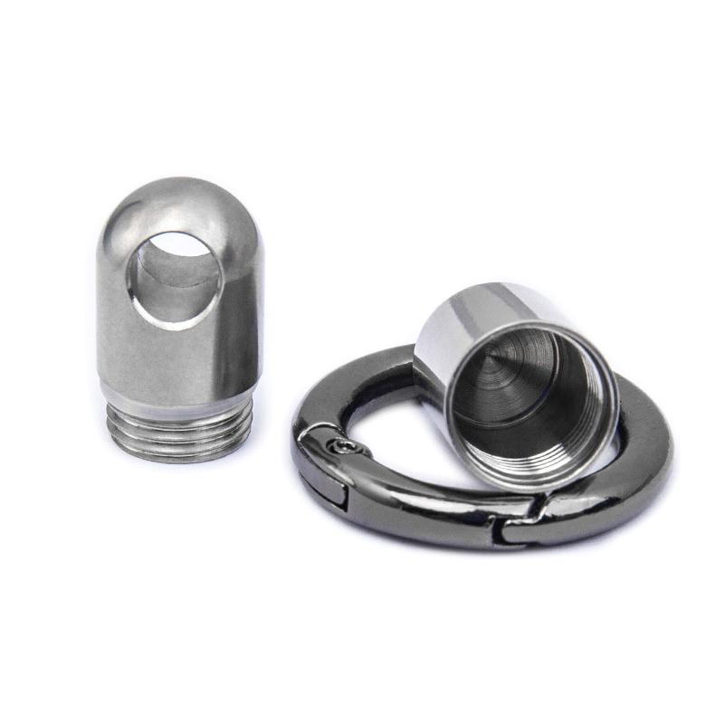 1 szt. Przenośny Uszczelniany Pojemnik Wodoodporny Pojemnik na Leki Zewnętrzny Mini Stop Tytanu Apteczka Etui na Tabletki Brelok