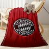 Bayern Munich Blanket Ultra-Soft Suitable for Office Seaside Chair for All Occasions Digital Print Ideal Gift for Friends Family Couples Picnic