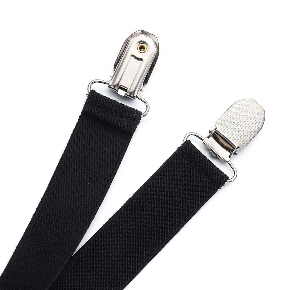 Apparel Accessories Sturdy Elastic Clip-on Adjustable Braces Suspenders Trousers Belt Strap Clip