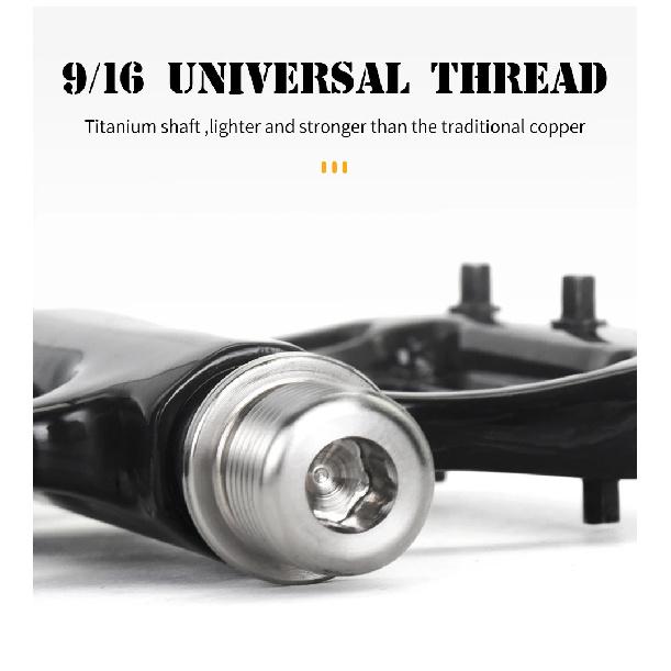 Mountain Bike Ultra-Light Carbon Fibre Flat Pedals Downhill Non-Slip Design Bearing System Bicycle Pedals Bike Lightweight Pedal