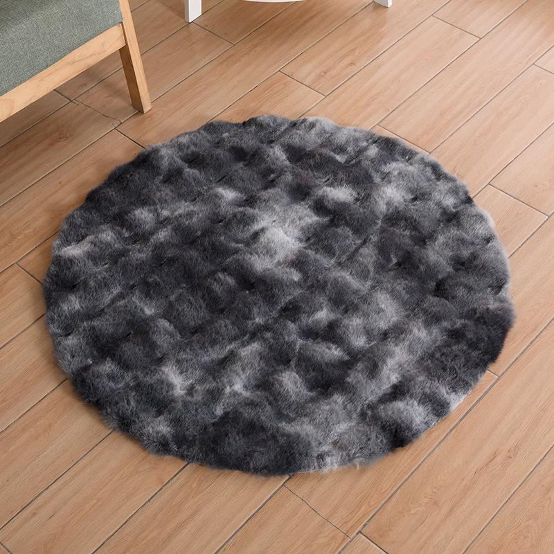 Super Soft Plush Round Rug Mat Fluffy Carpets for Living Room Home Decor Bedroom Kid Room Decoration Rug