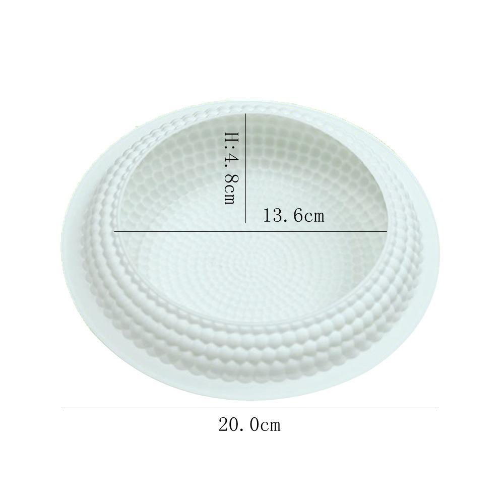 

1 шт. День святого Валентина Свято Любов Пекарство Нова Кругла Перлина Французький Десерт Форма для Торта Конопляний Сипучий Пісок Дюна Мус Силіконова Форма для Торта перлинний