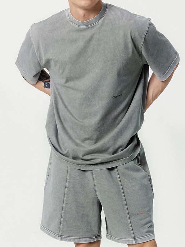 Chaebteoegseu Pigment Muscle Fit Soft Short Sleeve (Grey)