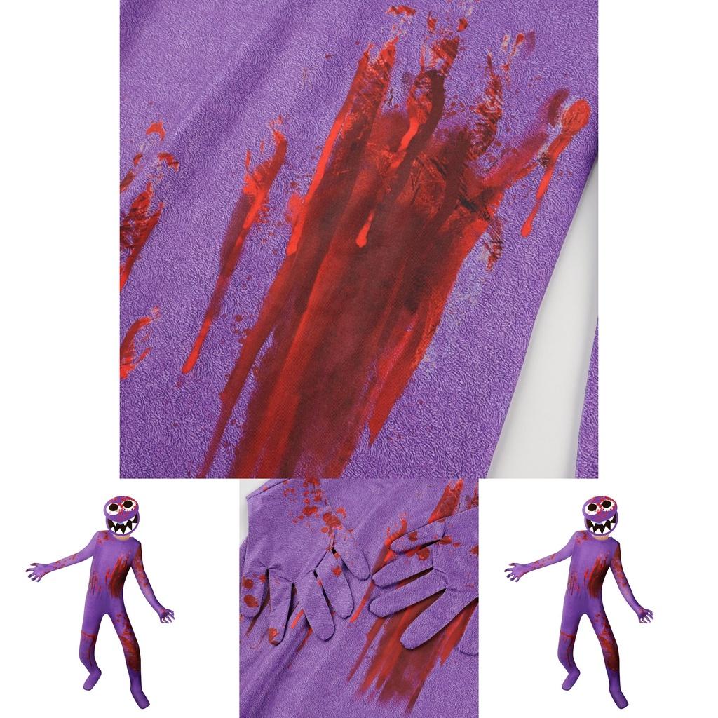 Kids Roblox Rainbow Friends Cosplay Jumpsuit Costume For Halloween And Parties