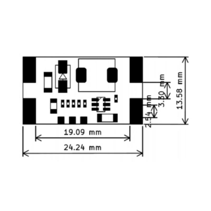 5PCS Voltages Booster Module 5V 9V 12V Input 2A Output Adjustable Power Supply For Industrial Use