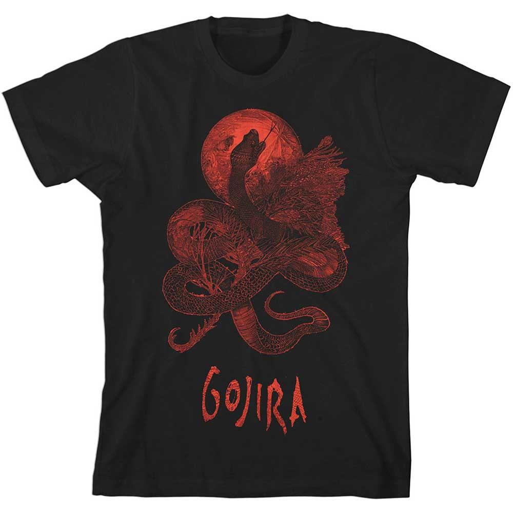Gojira Serpent Moon Casual Tshirt Mens and Womens Luxury Brand Top S