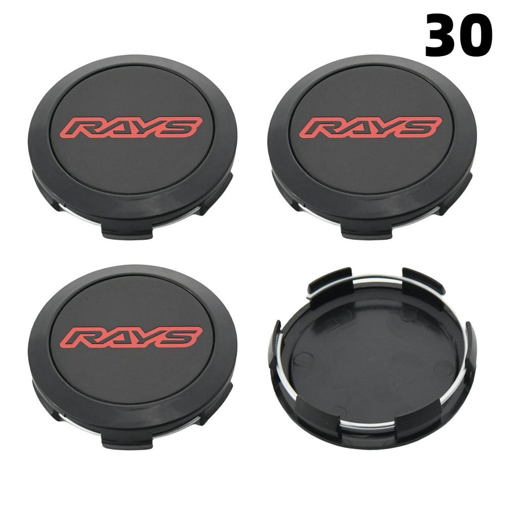 4 STKS 64 MM Buiten Diameter / 62 MM Binnen Diameter Velgdopjes RAYS VOLK VR GRAM Logo Wiel Center Dop Wieldeksel Naafdoppen Sportauto Band Accessoires