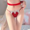 Erotic Panties Womens Thong Seamless Ice Silk Comfortable Low Waist Thin Strap Sexy Underwear Women Night Club Wear Sexy Sheer Thong