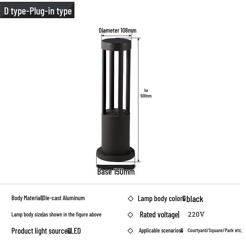 Waterproof Solar Landscape Lights for Outdoor Gardens and Lawns