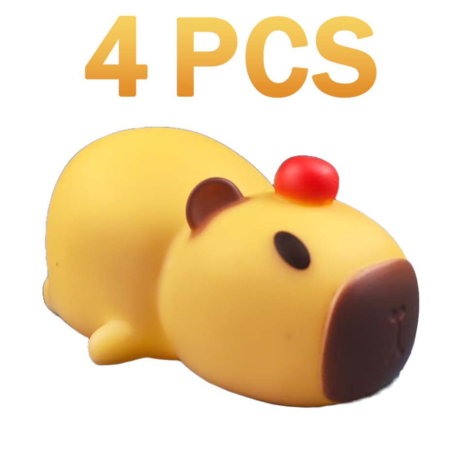 Wielokrotne kreskówkowe lampki nocne z kapibarą zapewniają komfortową atmosferę do snu, dobra lampka na dobranoc do wystroju pokoju dziecięcego