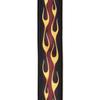 Woven Guitar Strap 50F09 Red Hot Rod Flame D'Addario