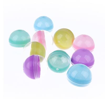 10 Stück 45 mm Kunststoff PP Spielzeugkapseln halbtransparent bunt rund Überraschungsball leicht zu öffnendes Schloss Unterhaltung für Verkaufsautomaten