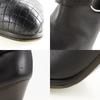 CHANEL COCO Mark boots Matelasse black leather Women Used