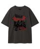 Geuleigaijeukeulleob Pigment Wild Children Oversized Short Sleeve T-Shirt Charcoal