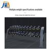 Hex Rubber Coated Cast Iron Dumbbell