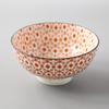 Japanese 6 Inch Noodle Bowl Ceramic Underglaze High Foot Salad Bowl for Home Ramen