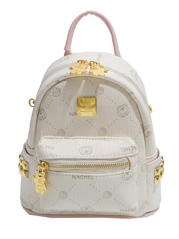 Cross-Border Korean Trendy Double/Single Shoulder Mini Backpack - Lightweight & Textured