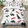 Comforter Cartoon Dinosaur Bedding Decoration With Cartoon Dinosaur Pattern Suitable For Children Kids And Adults Warm Soft
