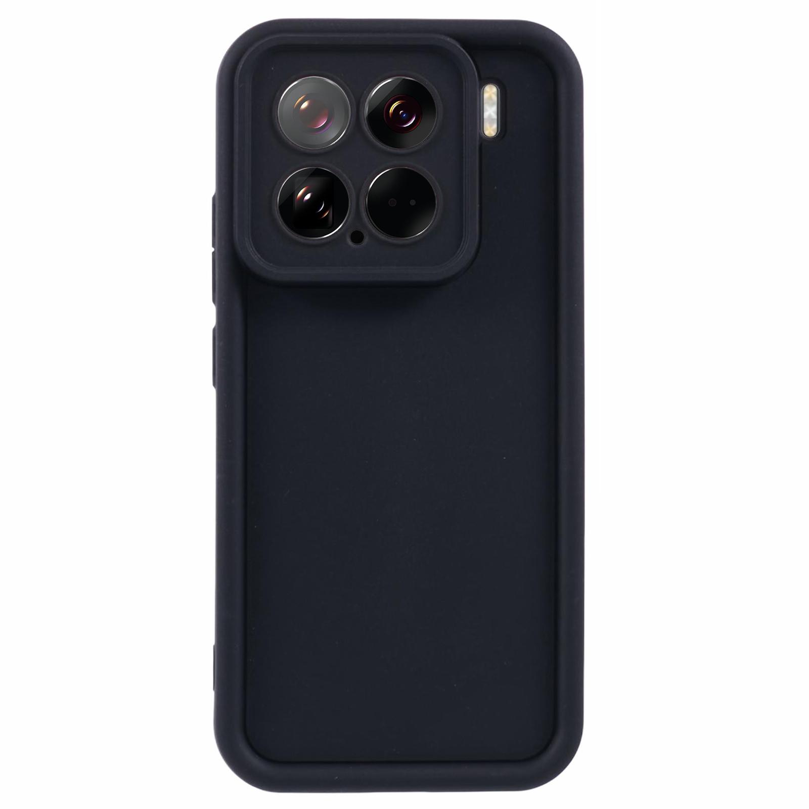 

Для Xiaomi 15 Чехол с рифленым дизайном TPU Противоскользящий чехол для телефона Black