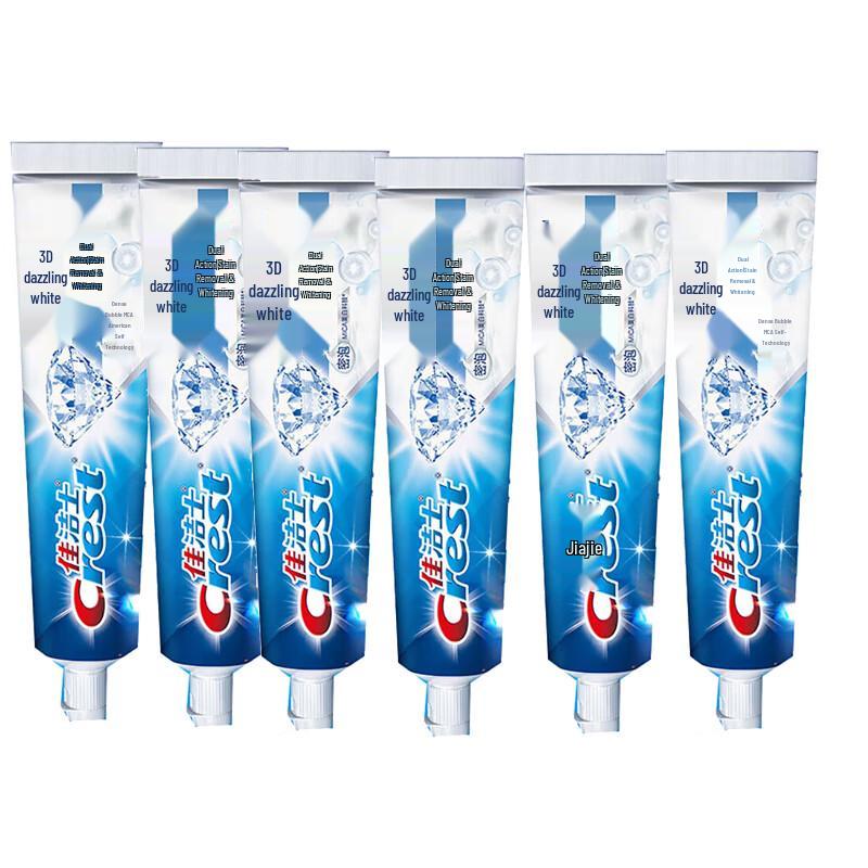 Crest 3D White Toothpaste, 120g x 6 Pack
