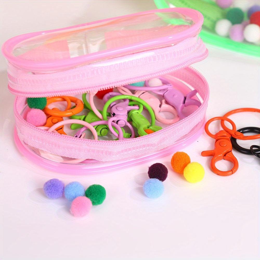 2pcs PVC Headphone Case Portable Travel Storage Bags Blind Box Bag Chargers Cables and Headphones Multifunctional Storage Bag