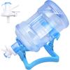 5 Gallon Water Jug Holder, Collapsible Water Dispenser Stand and 2 Dispenser Valves, Thicking Water Dispenser for 3-5 Gallon Bottle