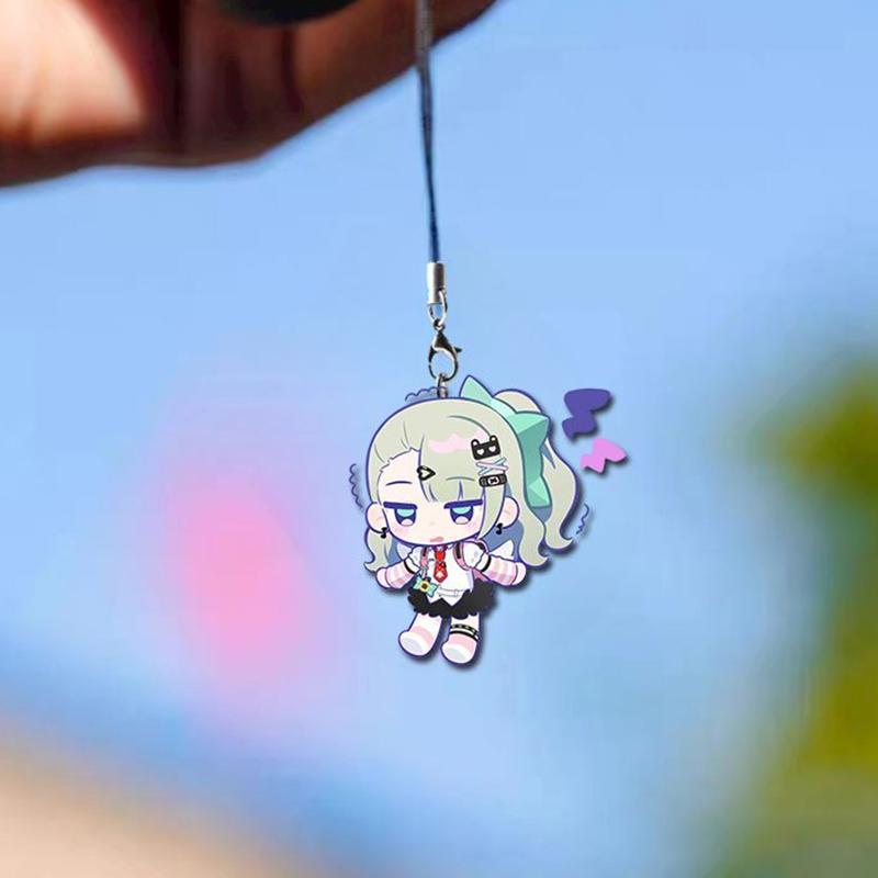 

Game Zenless Zone Zero Angels of Delusion Sunna Cosplay Keychain Kawaii Acrylic Keyring Key Chain Phone Chain Bag Accessory Prop