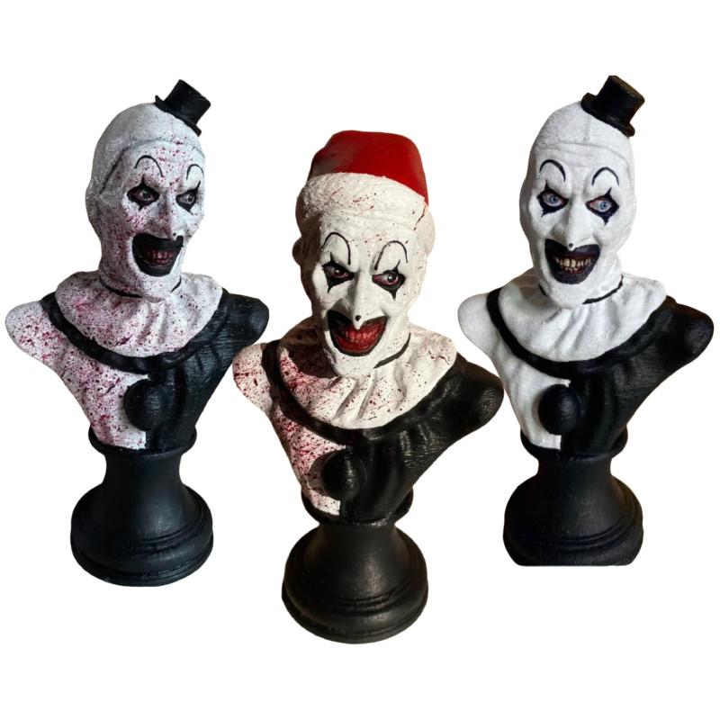 Art The Halloween Clown Figure Horror Clown Indoor Garden Statue Resin Terrifier