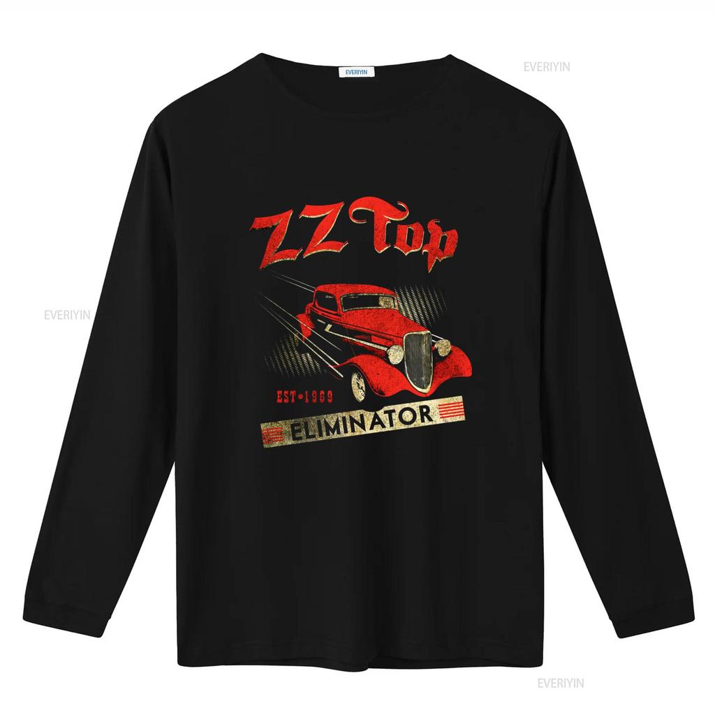 ZZ Top Eliminator Car Album Cover Art Mens T Shirt 1969 Rock Band Tour Merch Vintage Style vintage Washed Soft