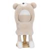 Winter Balaclava Hat Neck Gaiter Hat with Cartoon Bear Ear Design Outdoor Pullover Scarf Hat For Kids Cold Activity