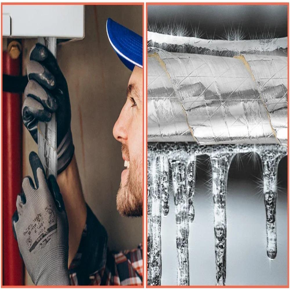 10M Outdoor Foam Waterproof Keep Warm Pipes Tape For Winter Freeze Protection