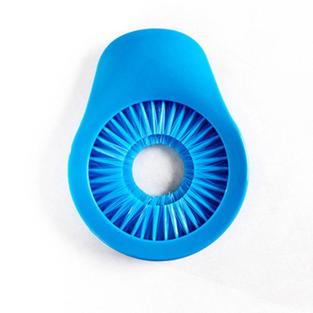 

Инструмент для удаления мозолей Многофункциональная овощечистка Скраббер для фруктов Щетка для скрабирования Овощечистка синий