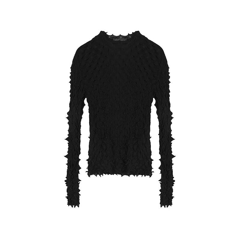 JNBY 2025 Spring Slim Fit Pullover Sweater