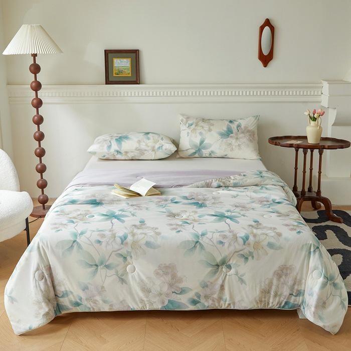 Letní deka Cool Ice Silk typu A: Lze prát v pračce, lehký, komfortní klimatizace"