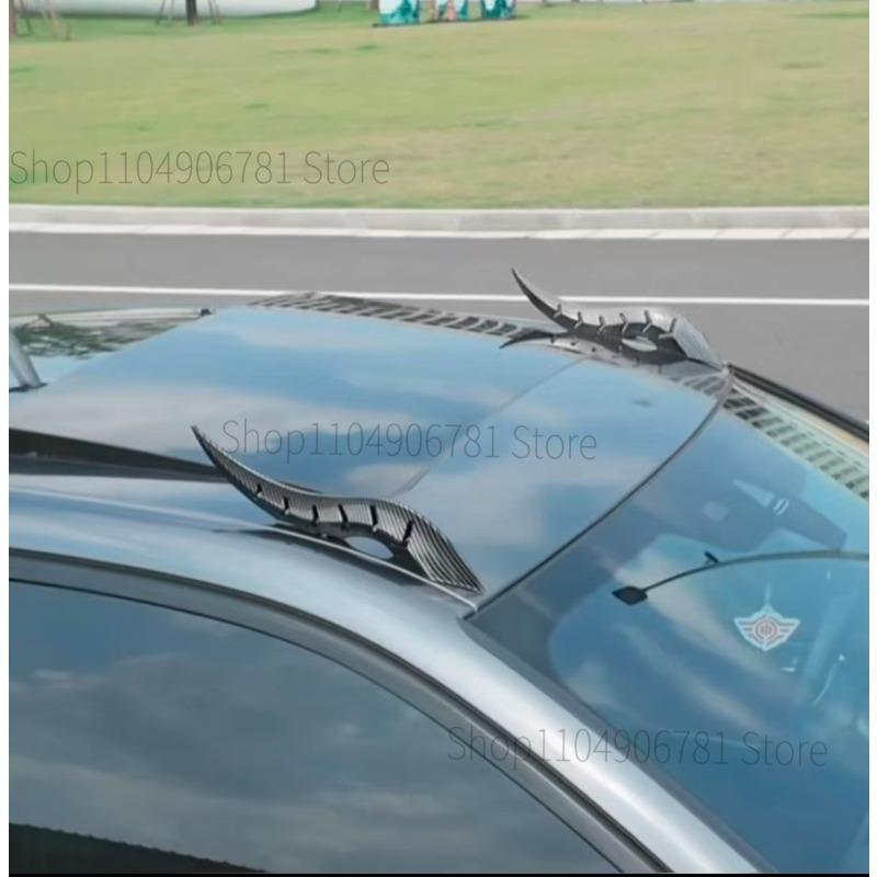 FOR Volkswagen ID.7 VIZZION 2024 New Dragon Horn shaped Car Exterior Decoration (Arc Light Speed Flow Fin)