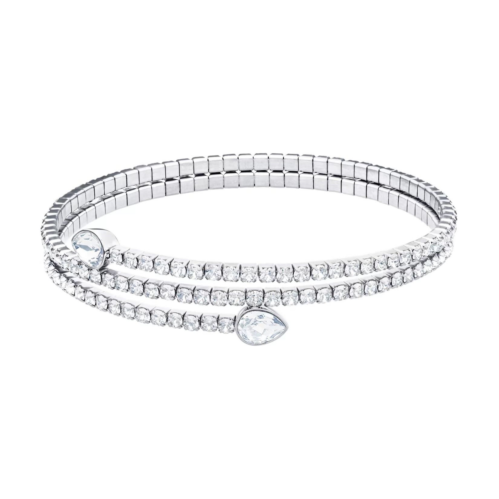 

Swarovski Twisty Series Pear Cut Ultra Sparkling Wrap Crystal Bracelet Women bracelets Silver 5528443 Silver,M