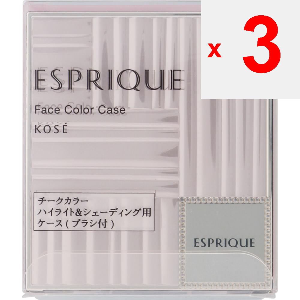 Kose ESPRIQUE Boîtier Couleur Visage Blush, highlighter, shading Attention)Veuillez utiliser la feuille transparente ci-jointe sur la poudre.. Si la brosse g