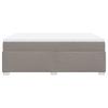 Vidaxl Letto Continentale Con Materasso, Taupe, Tessuto, 140X200 Cm