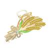 1Pc Wheat Ears Hairpin, Women's Hair on The Back of The Head, Big Grab Clip, Elegant and Advanced Metal Shark Clip, Headgear, New Hairpin