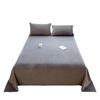 Cozy Flannel Velvet Bed Sheet - Thick, Soft, Solid Color for Autumn/Winter