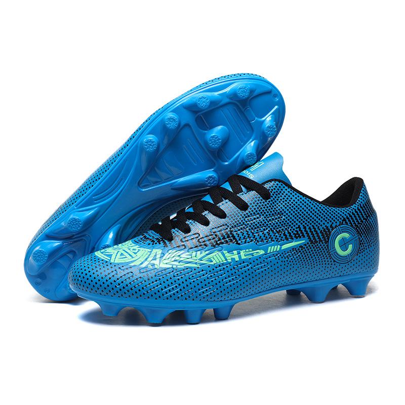 Unisex Plus Size Non-Slip Artificial Turf Football Cleats, Parent-Child Style 39