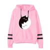 Women's  New Cat Loose Hooded Printed Pullover Long Sleeve Top