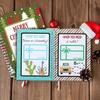 Merry Christmas! Gift Card Book, 5x7 Color Spiral-Bound Merry Christmas Gift Card Book, DIY Personalized Xmas Gifts for Family, Friends, Students