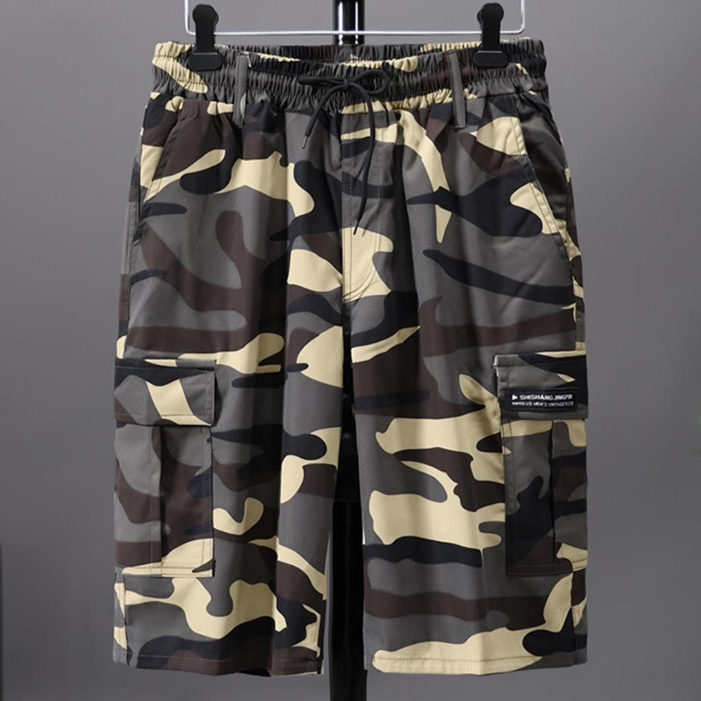 Men's Summer Large Casual Loose Sports Pants Beach Shorts
