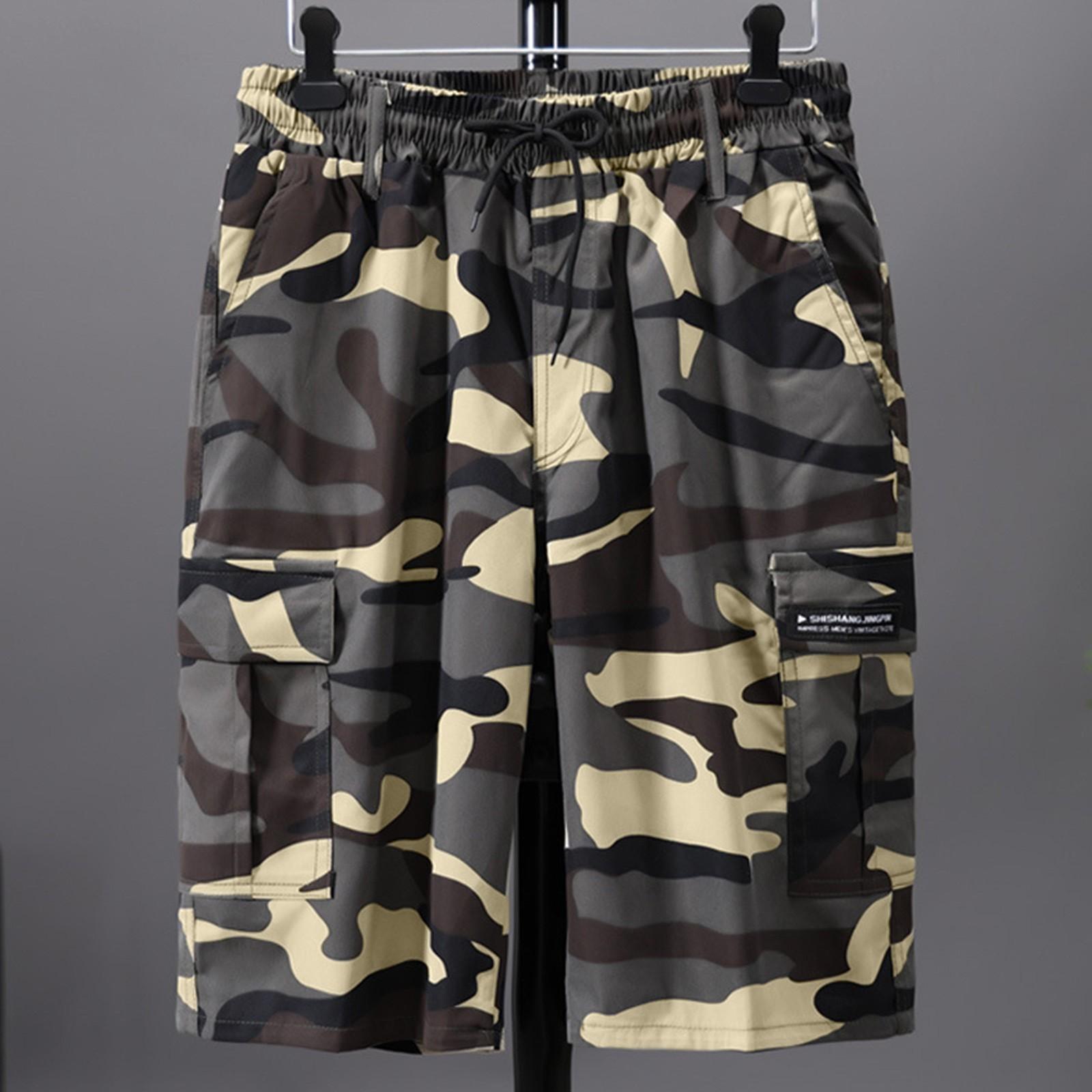 

Men s Summer Large Casual Loose Sports Pants Beach Shorts 165 армія зелений колір