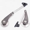 Heavy Duty Cabinet Door Lift Support with Quiet Operation Metal Hydraulic Hinge for Wardrobe Overhead Hinge Mechanism