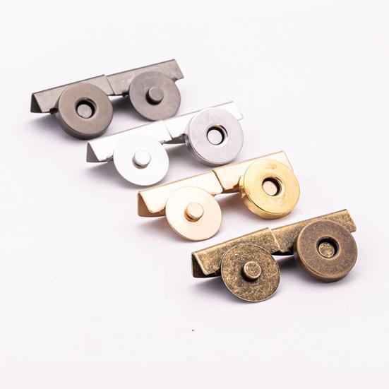 10 Sett Uten Sying Sømløse Magnetiske Trykknapper Metall Magnetisk Spenne Lås for Veske Håndveske Klær DIY Håndverk
